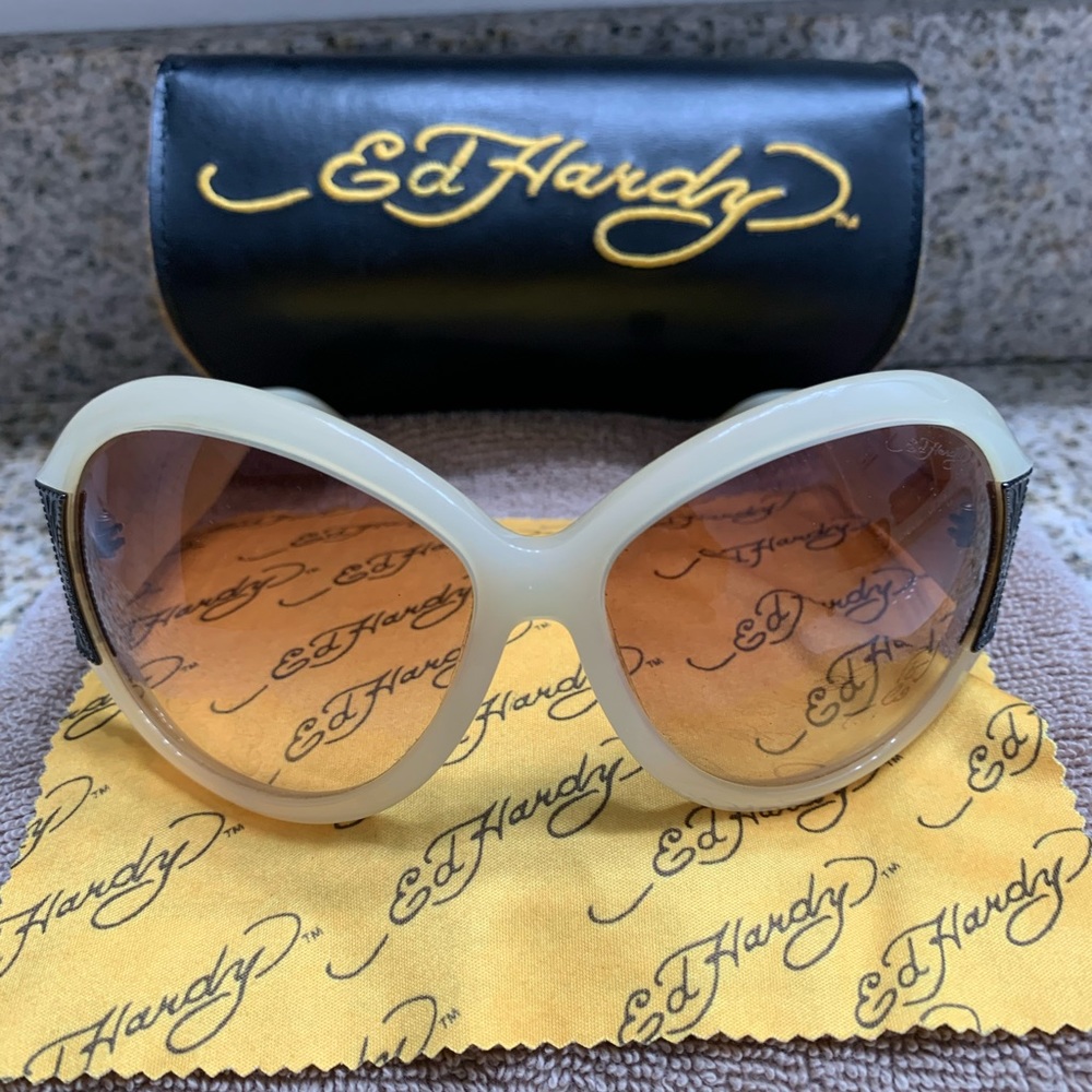 Ed Hardy vintage tattoo artist sunglasses